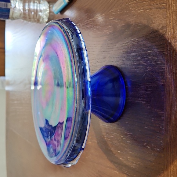 Cobalt blue cake tray - Picture 3 of 4